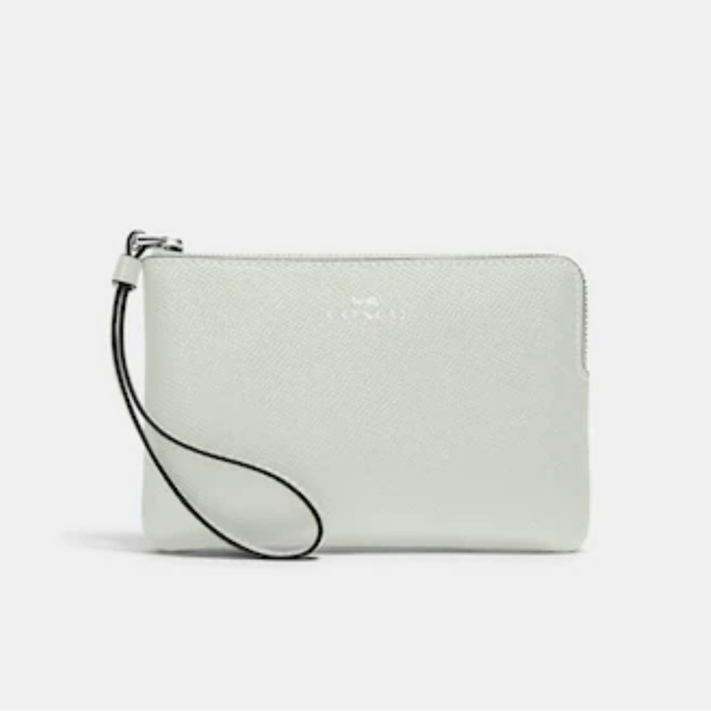 Coach Corner Zip Wristlet